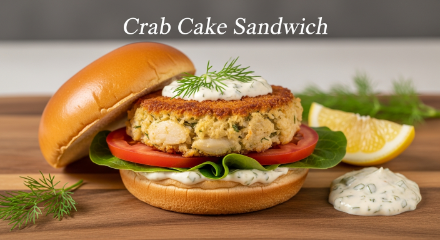 Crab Cake Sandwich