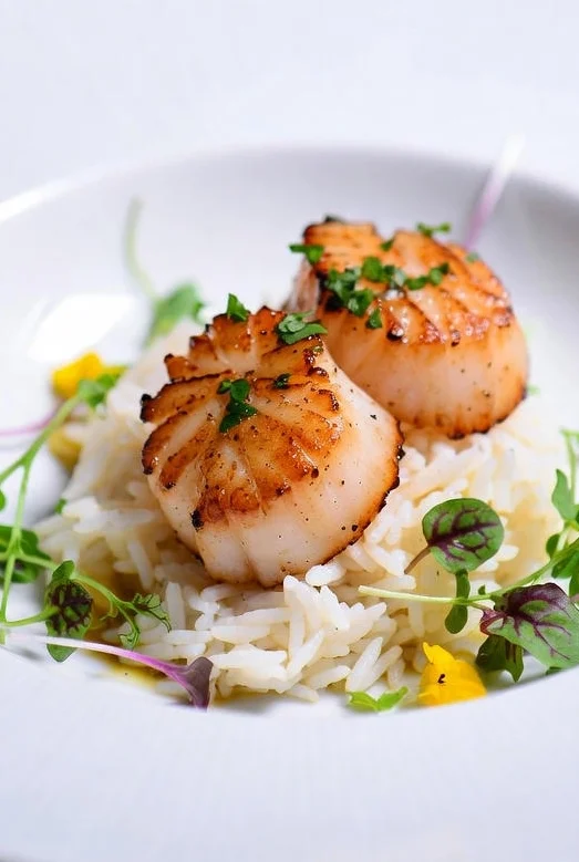 Garlic-Grilled Sea Scallops