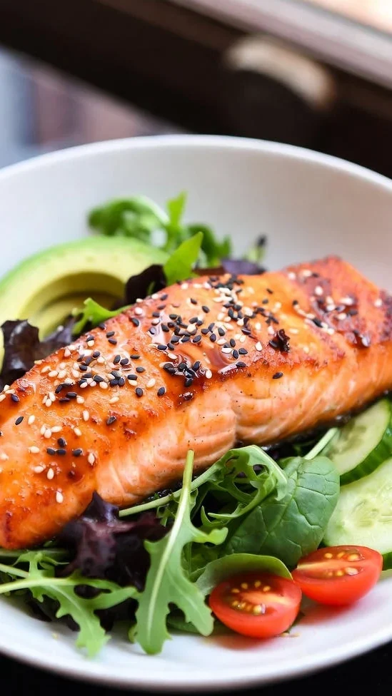 Sesame-Soy Salmon Bowl