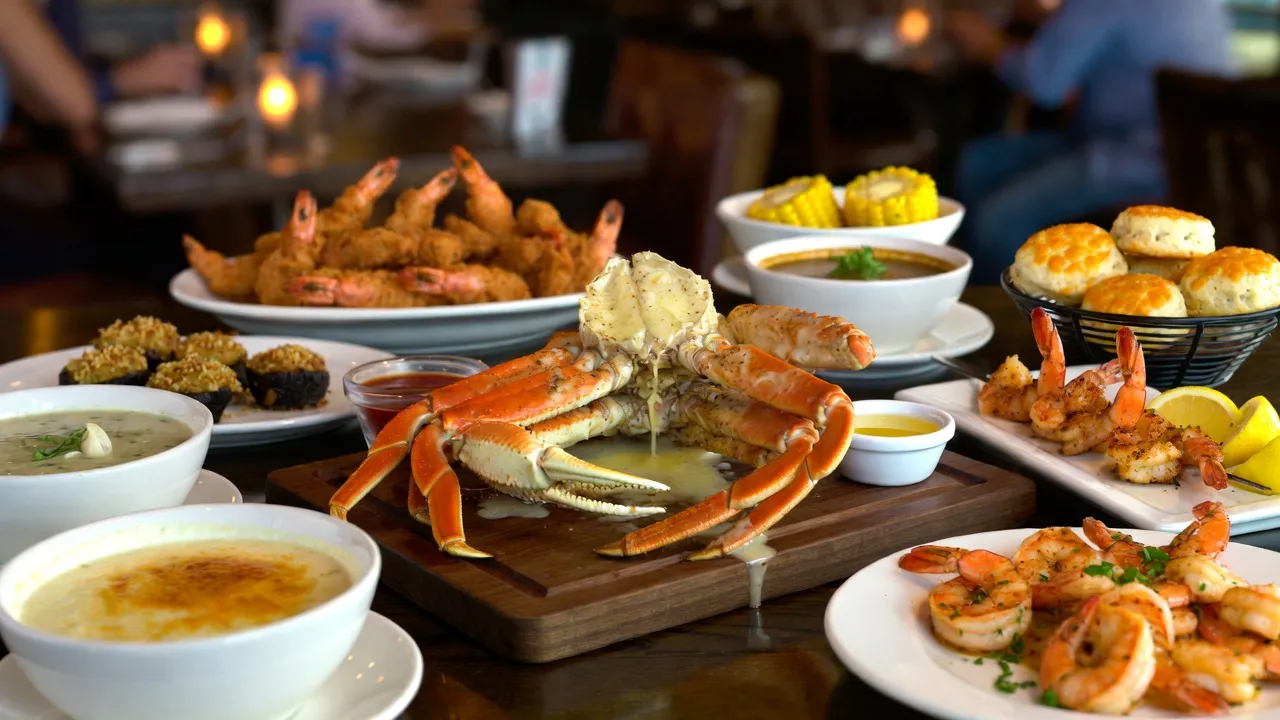 Snow Crab with Cajun Butter