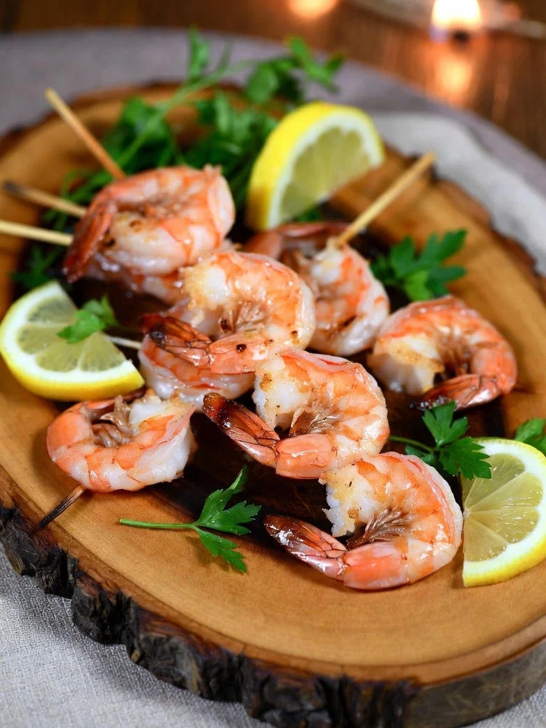 Wood-Grilled Shrimp Skewers